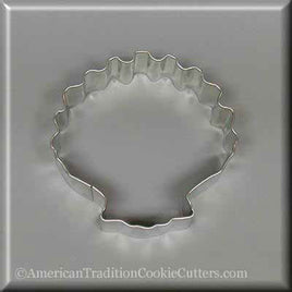 3" Scallop Seashell Metal Cookie Cutter