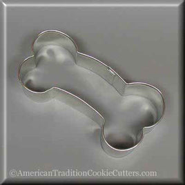 4" Curved Dog Bone Metal Cookie Cutter