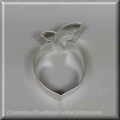 3 inch Peach Metal Cookie Cutter