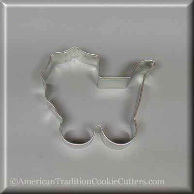 4 inch Baby Carriage Metal Cookie Cutter