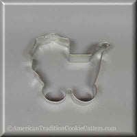 4" Baby Carriage Metal Cookie Cutter