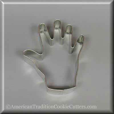 3.25" Right Hand Metal Cookie Cutter