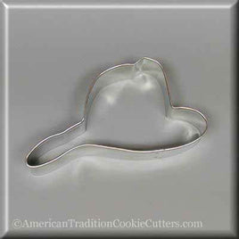 4" Fireman's Hat Metal Cookie Cutter