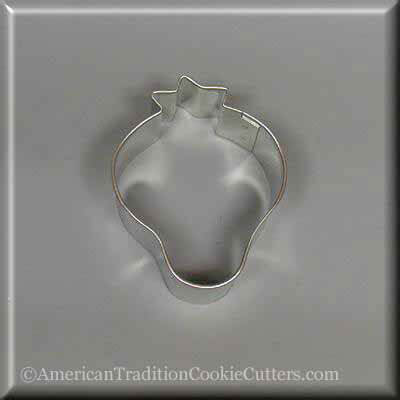 2.5 inch Strawberry Metal Cookie Cutter