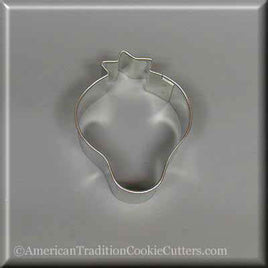 2.5" Strawberry Metal Cookie Cutter