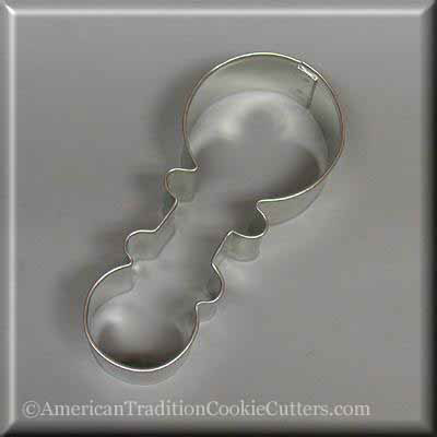 4" Baby Rattle Metal Cookie Cutter