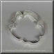 3.25" Sand Dollar Hibiscus Metal Cookie Cutter