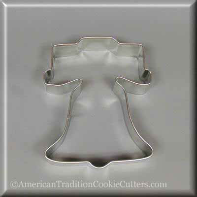 3.5" Liberty Bell Metal Cookie Cutter