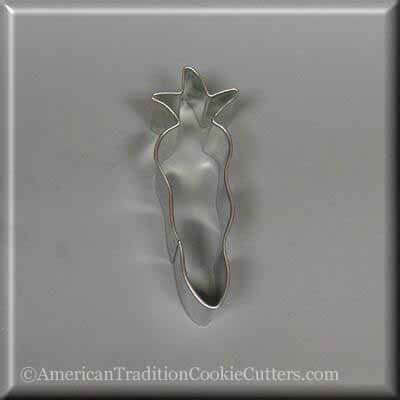 3 inch Carrot Metal Cookie Cutter
