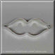 5" Halloween or Mardi Gras Mask Metal Cookie Cutter