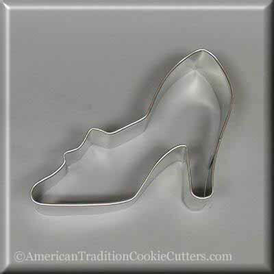 4 inch Shoe or Slipper With Bow Metal Cookie Cutter