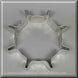 4" Ship's Wheel Metal Cookie Cutter