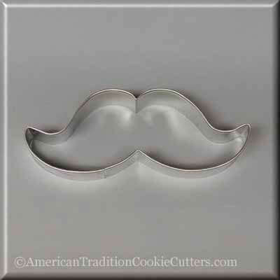 5 inch Mustache Metal Cookie Cutter