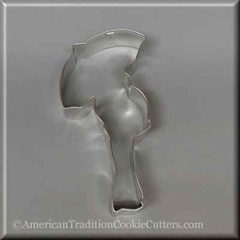 5" Expectant Mother Under an Umbrella Metal Cookie Cutter