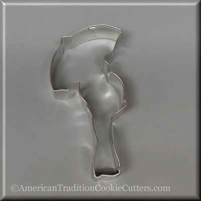 5" Expectant Mother Under an Umbrella Metal Cookie Cutter