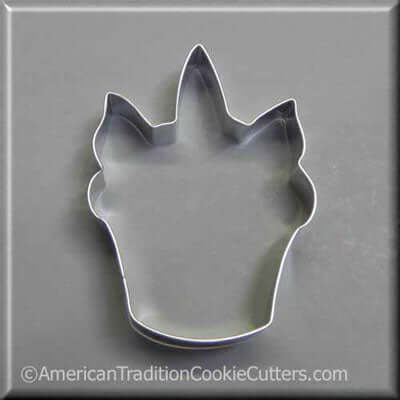 4.25 inch Unicorn Cupcake Metal Cookie Cutter