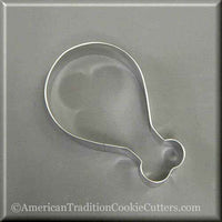 4" Turkey or Chicken Leg Drumstick Metal Cookie Cutter