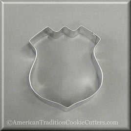 3.5" Police Badge or Interstate Sign Metal Cookie Cutter