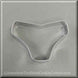 4" Bikini Bottom Metal Cookie Cutter