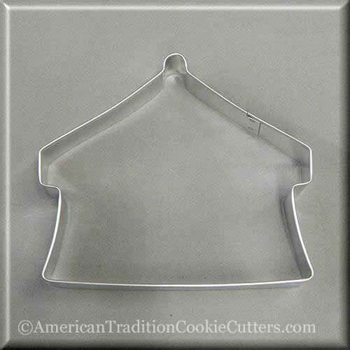 4.5 inch Circus Tent Metal Cookie Cutter