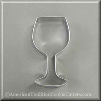 4" Wine Glass Metal Cookie Cutter