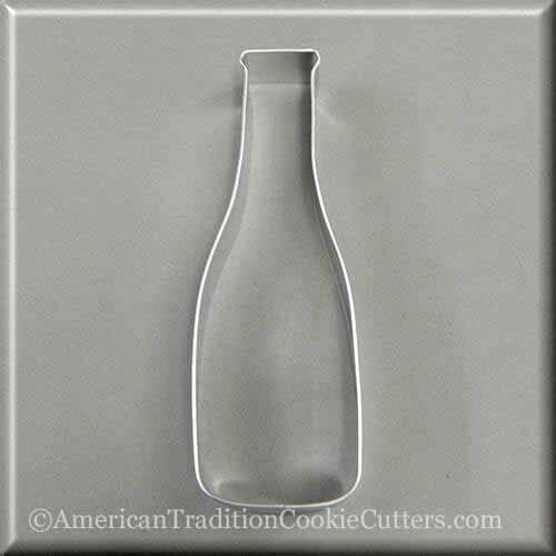 5.5 inch Wine Bottle Metal Cookie Cutter