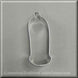 4" Condom Metal Cookie Cutter