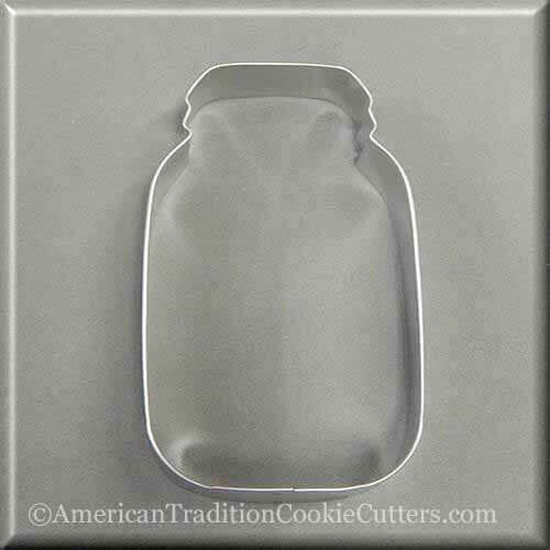 4.5 inch Mason Jar Metal Cookie Cutter