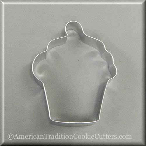 4 inch Cupcake Metal Cookie Cutter