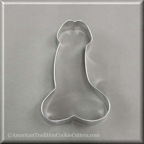 4 inch Penis Pecker Party Favor Metal Cookie Cutter