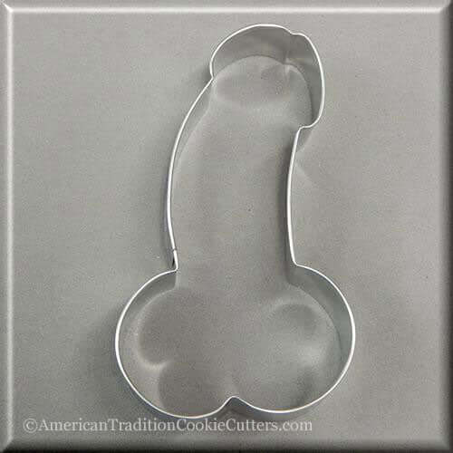 5 inch Penis Pecker Party Favor Metal Cookie Cutter