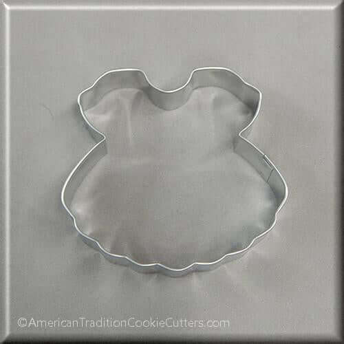 4 inch Baby Dress Metal Cookie Cutter