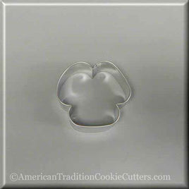 3" Three Petal Flower or Floppy Eared Puppy Dog Metal Cookie Cutter