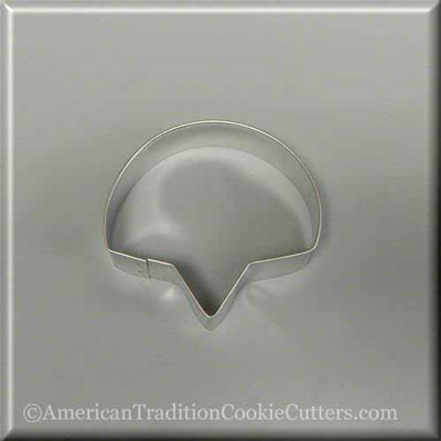 3.5" Thought Bubble Shaped Metal Cookie Cutter