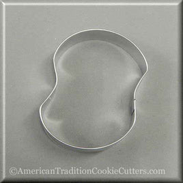 3.5" Peanut Metal Cookie Cutter