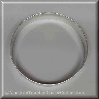 5 inch Round Circle Biscuit Metal Cookie Cutter