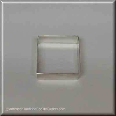 2.5" Square Biscuit Metal Cookie Cutter