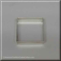 3" Square Biscuit Metal Cookie Cutter