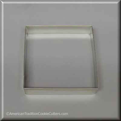 4 inch Square Biscuit Metal Cookie Cutter