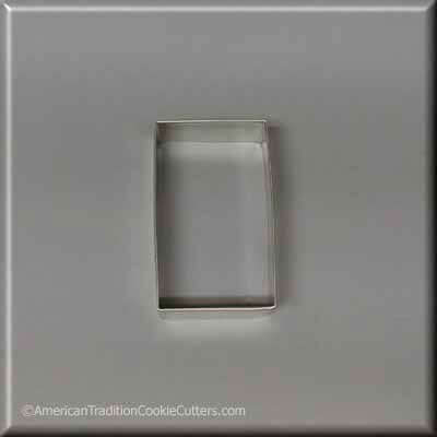 3 inch X 1.75 inch Rectangle Biscuit Metal Cookie Cutter