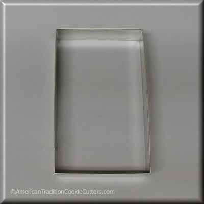 5 inch X 3 inch Rectangle Biscuit Metal Cookie Cutter