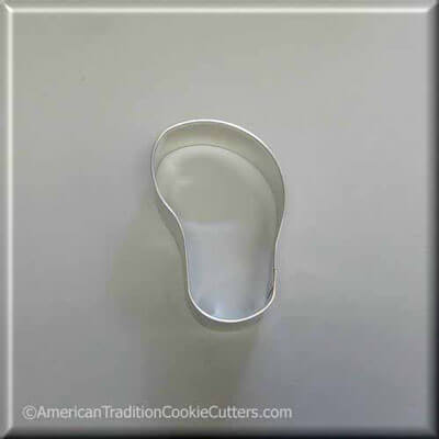 3.5 inch Right Flip Flop Metal Cookie Cutter