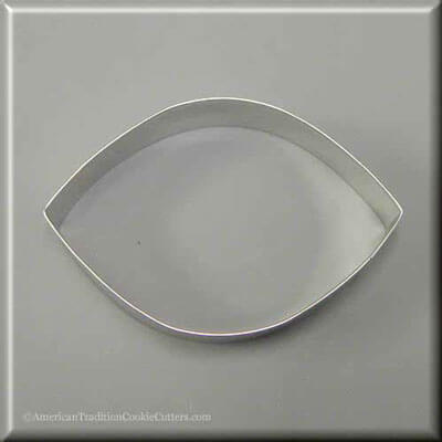 5.5 inch Eye or Football Metal Cookie Cutter