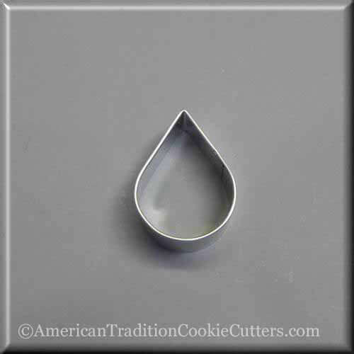 2 inch Tear Drop Rain Flower Petal Metal Cookie Cutter