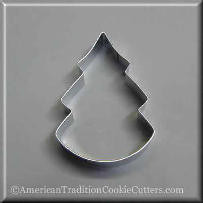 3.75 inch Christmas Tree Metal Cookie Cutter