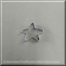 1.75" Mini Folk Star or Starfish Metal Cookie Cutter