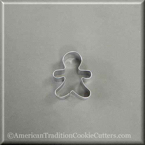 2 inch Mini Gingerbread Boy Metal Cookie Cutter