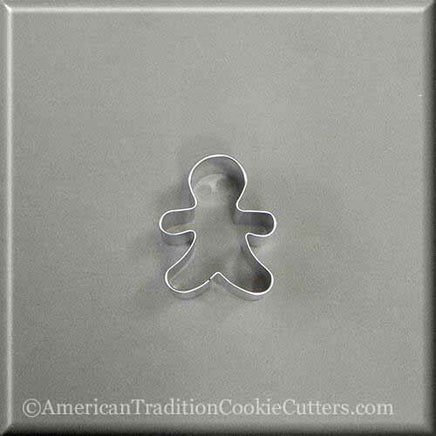 2" Mini Gingerbread Boy Metal Cookie Cutter