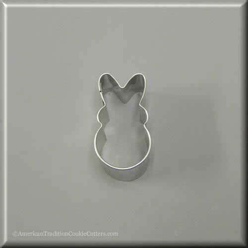 2 inch Mini Easter Bunny Rabbit Peep Metal Cookie Cutter
