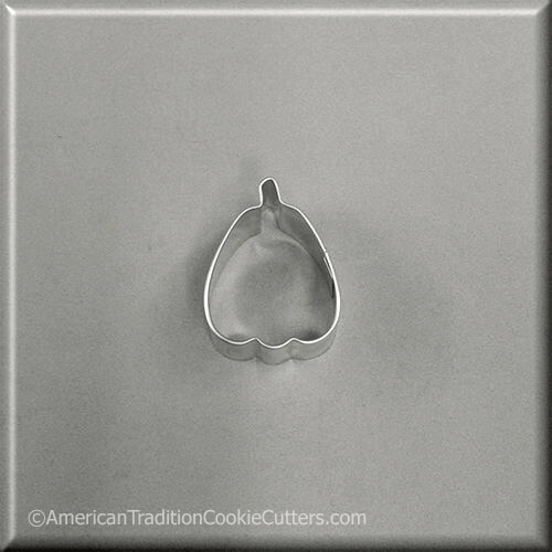 1.75 inch Mini Pumpkin Metal Cookie Cutter